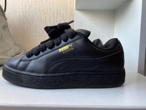 tenis de cuero Puma Suede XL negro