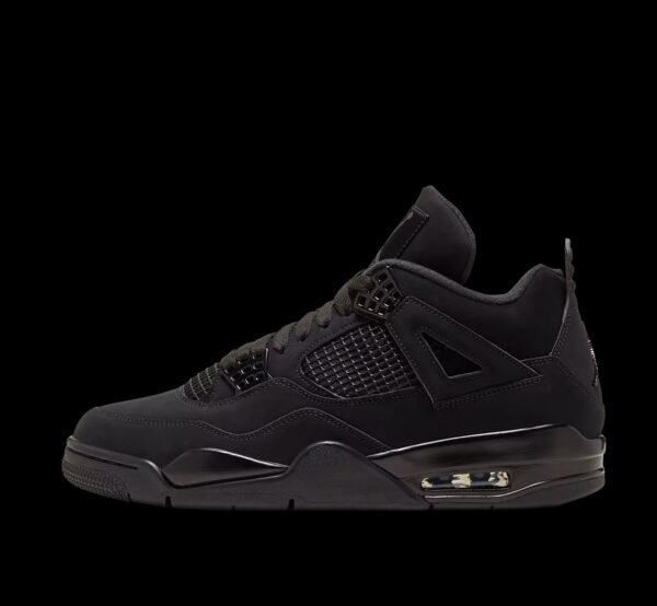 Tenis Jordan Retro 4 Black – Edición Clásica
