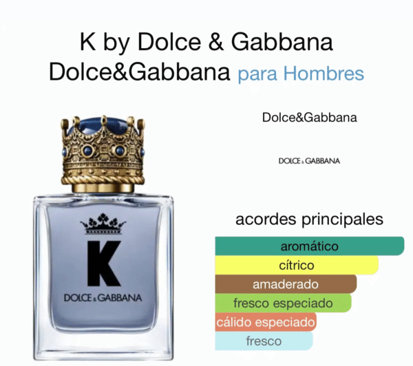 K by Dolce & Gabbana Eau de Toilette 100ml – Elegancia Masculina con Espíritu Mediterráneo - Image 2
