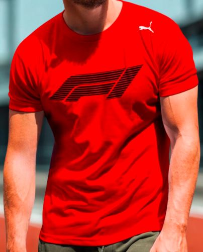 Top 1 Camiseta Puma Fórmula 1 Roja Logo Negro Oficial – Diseño Deportivo y Corte Regular